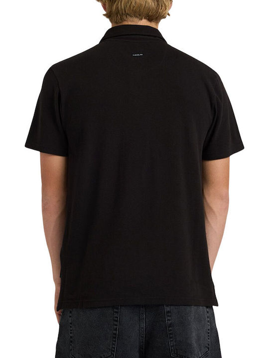 Polo Short Sleeve Blouse Black