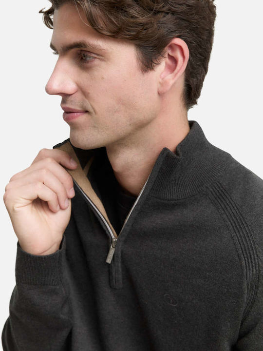 Basic Long Sleeve Gray Sweater