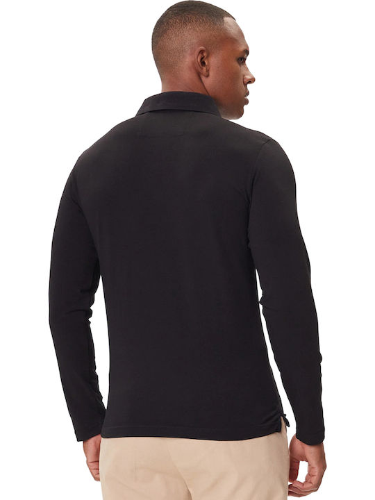 Oliver Polo Langarmbluse Jet Black