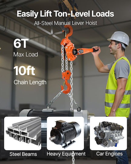 Vevor Lifting & Pulling Equipment for Weight Load up to 6t