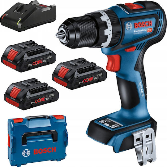 Bosch GSB 18V-90 C Κατσαβίδι Μπαταρίας Brushless 18V 3x4Ah