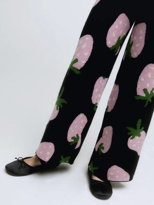 Compania Fantastica Παιδικό Παντελόνι Black / Pink