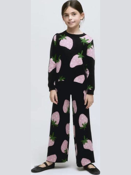 Kids' Pants Black / Pink