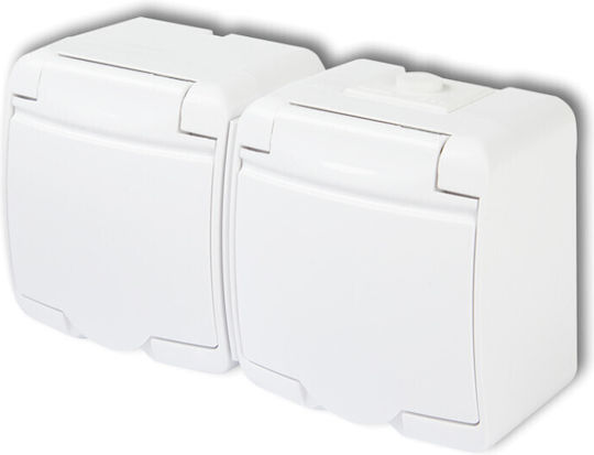 Karlik Power Socket White 1pcs
