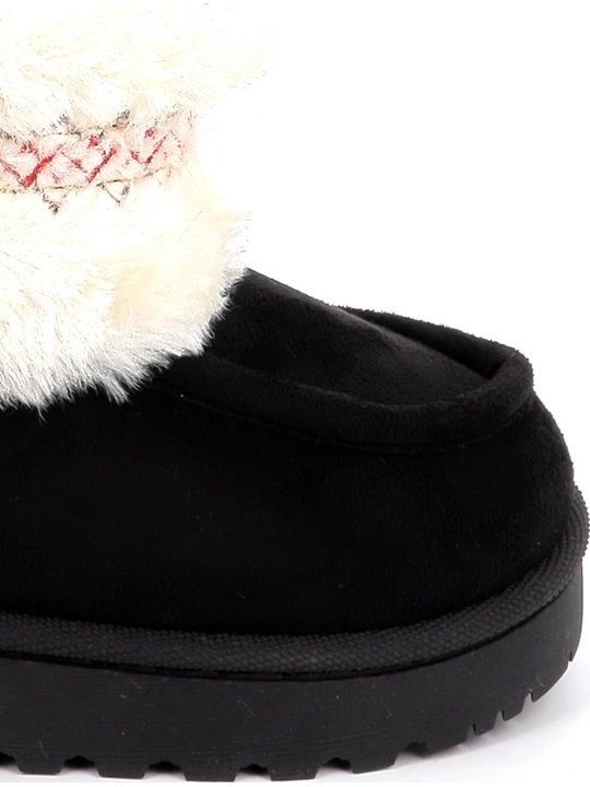 Kinder-Schneestiefeletten Schwarz