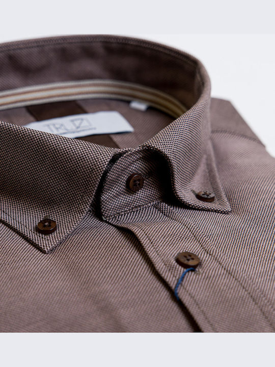 Long-sleeved Shirt Brown