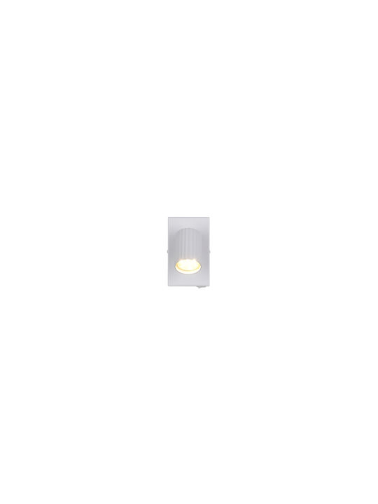 Trio Lighting Soka Single Spot with Socket GU10 in White Color