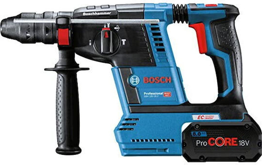 Bosch GBH 18V-26 F Professional Κρουστικό Σκαπτικό Πιστολέτο Μπαταρίας 18V 1x5.5Ah με Υποδοχή SDS Plus 061191000F