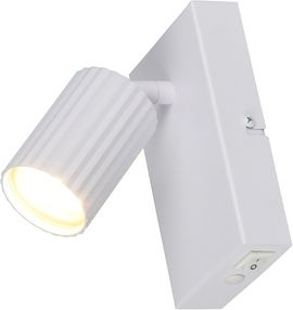 Trio Lighting Soka Single Spot with Socket GU10 in White Color