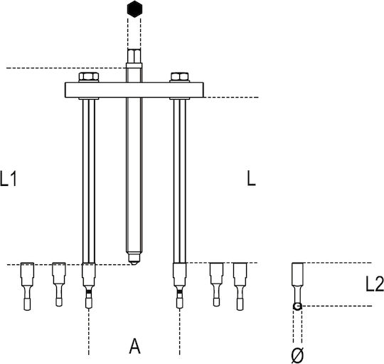 Beta 1547/C6 Σετ Εξωλκείς για Ρουλεμάν