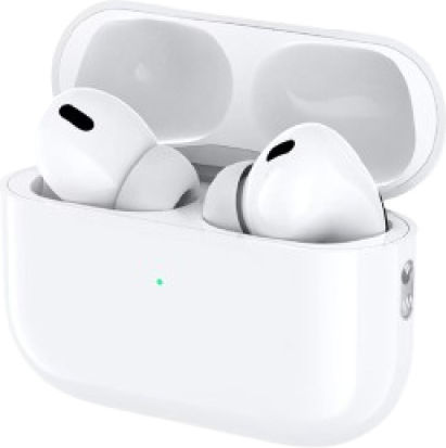 Pavareal D5 In-ear Bluetooth Handsfree Ακουστικά με Θήκη Φόρτισης Λευκά
