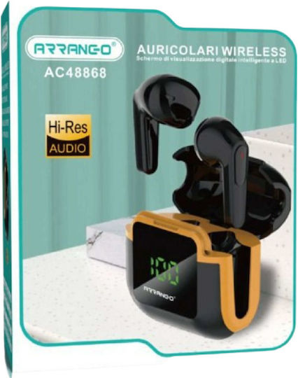 Arrango AC48868 In-ear Bluetooth Handsfree Earphones with Charging Case Black