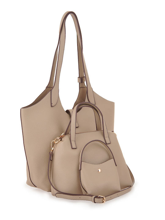Women's Bag Shoulder Beige