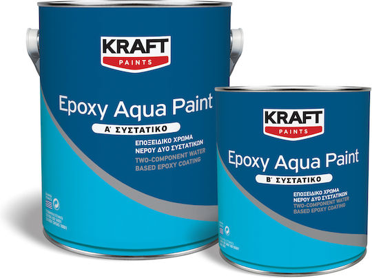 Kraft Epoxy Aqua Paint Χρώμα Λευκό 1lt