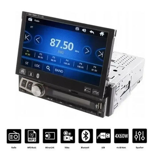 Автомобилно Радио (1 DIN) (Bluetooth/USB)