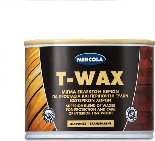 Mercola T-Wax Κερί Άχρωμο Σατινέ 375ml