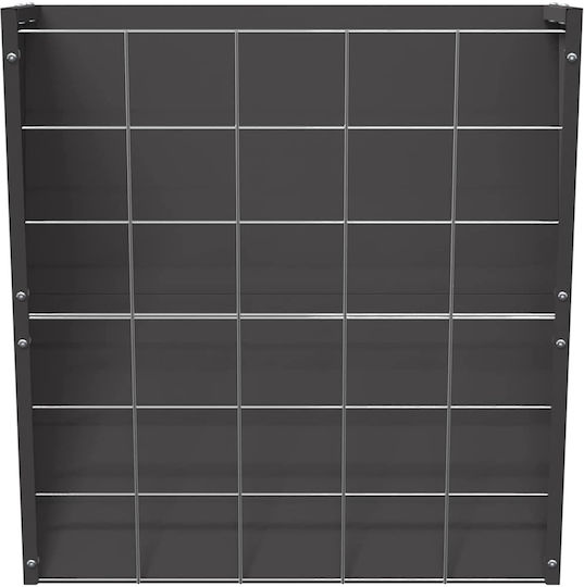 Vidaxl Hängender Futterspender aus Stroh Schwarz 61 X 33 X 66 cm