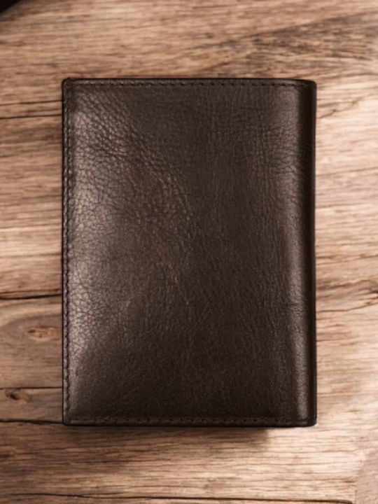 Pine Men's Wallet Travel with RFID Brown