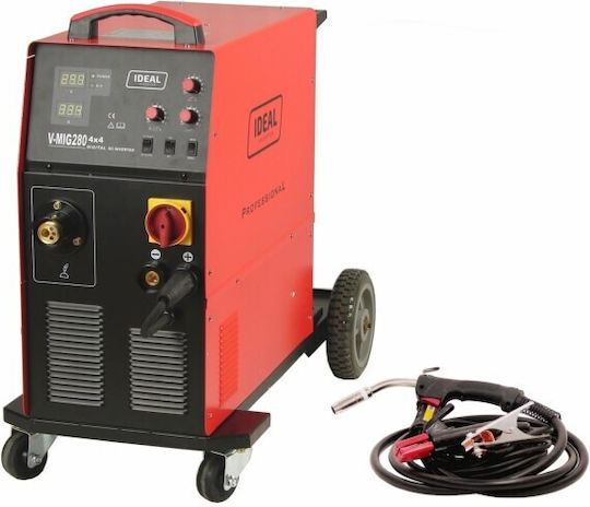 Ideal Industries Ηλεκτροκόλληση Inverter MIG / MAG με Μέγιστο Ρεύμα Συγκόλλησης 280A