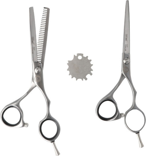 Eurostil Set Trimming & Thinning Hair Cutting Scissors 5.5"