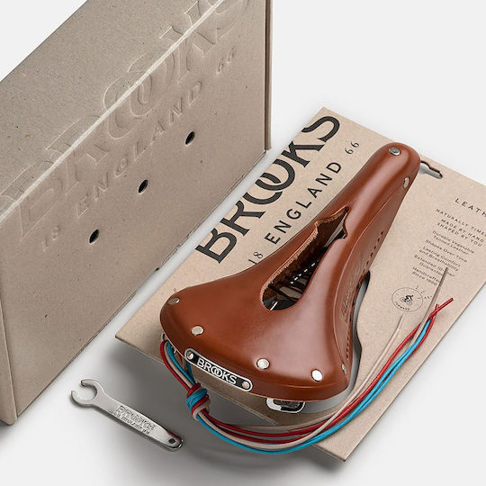 Brooks England Brown Bicycle Saddle Retro