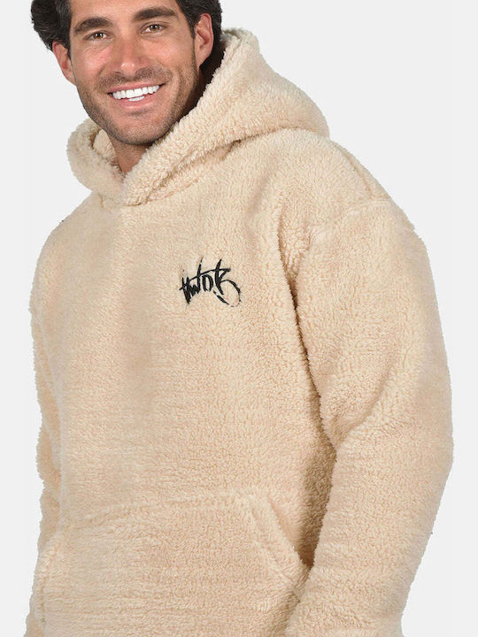Hanorac cu Glugă Beige