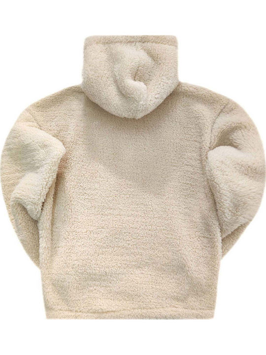 Hanorac cu Glugă Beige