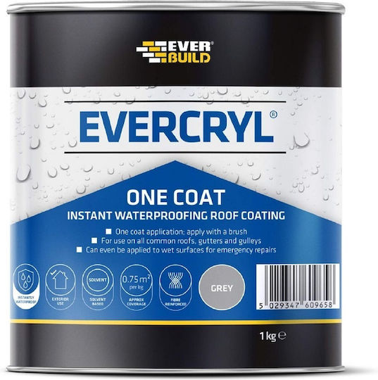 Everbuild Evercryl Нанасяемо Уплътнително 1кг Сив