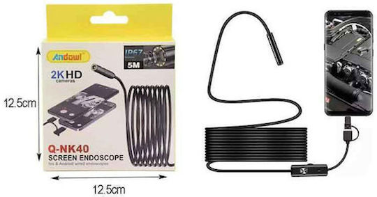 Andowl Endoscope Camera with 5m Cable