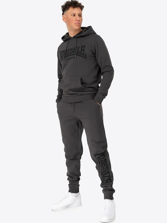Cloudy Sweatshirt with Hood Anthracite/black