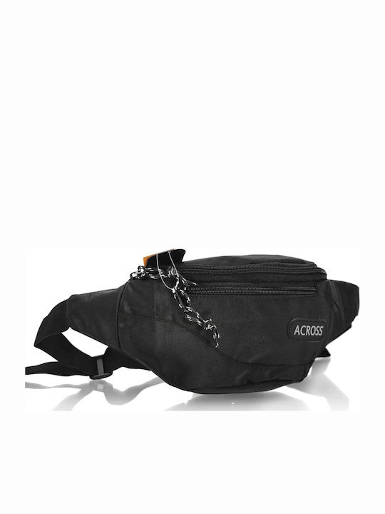 Herren Bum Bag Taille Schwarz