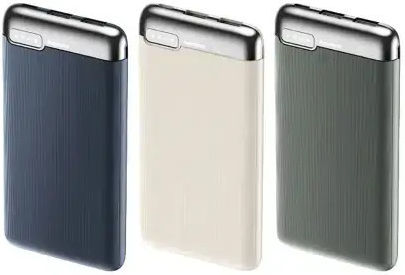 Remax RPP-625 Power Bank 10000mAh 15W cu 2 Porturi USB-A și Port USB-C Livrarea energiei Albastru