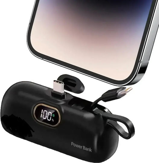 Andowl Q-CD694 Power Bank 6500mAh Μαύρο