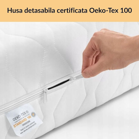 Kidizi Ortopedic Saltea Pentru Patut cu Nucă de cocos 60cmx120cmx9cm Kidizi Ortopedic Saltea Pentru Patut cu Nucă de cocos 60cmx120cmx9cm
