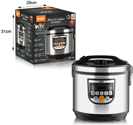 Raf Rice Cooker 700W with Capacity 5lt
