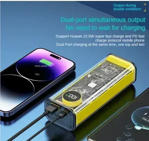 Andowl Q-CD1008 Power Bank 30000mAh 22.5W Multicolour