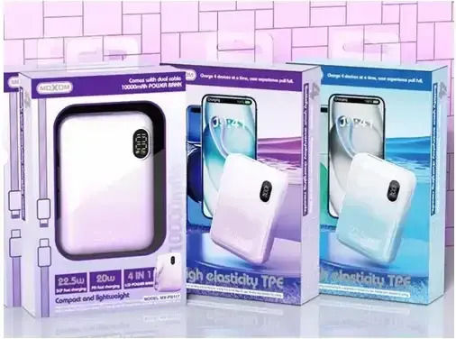 Moxom Mx-pb117 Power Bank 10000mAh 22.5W Purple