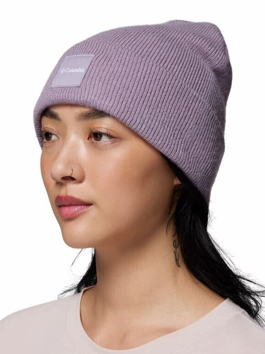 City Trek Heavyweight Beanie Unisex Beanie Knitted in Purple color