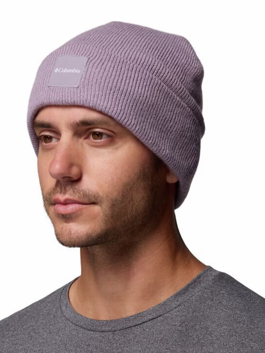 City Trek Heavyweight Beanie Unisex Beanie Knitted in Purple color