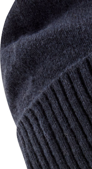 Beanie Beanie Knitted in Navy Blue color