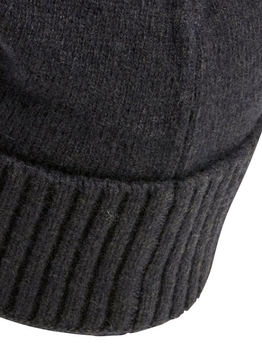 Beanie Ανδρικός Σκούφος Πλεκτός σε Γκρι χρώμα