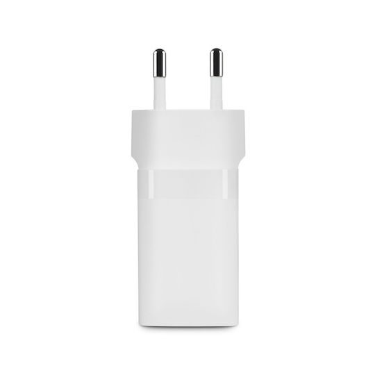 TTEC Зарядно Устройство Без Кабел GaN с USB-A и USB-C Изходни Портове 45W Power Delivery Бял SmartCharger