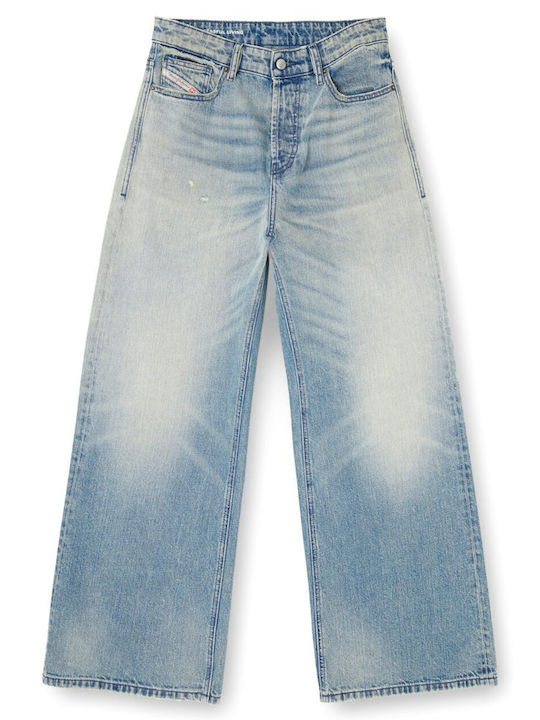 Women's Jean Trousers in Relaxed Fit Light Aged Denim