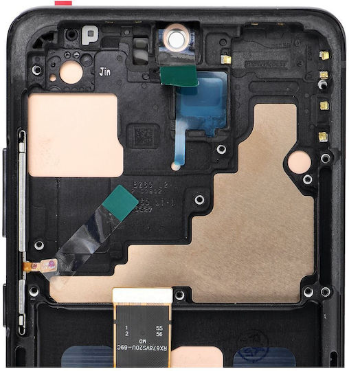 Екран Display със Сензорен Механизъм и Рамка за SAMSUNG S20 Ултра (Черен)