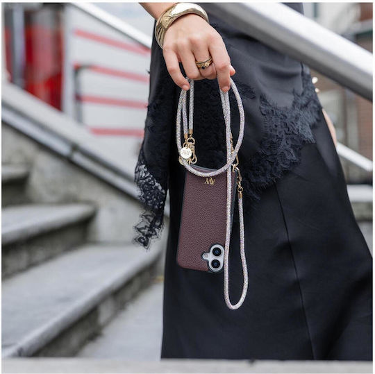 Neck Strap Avy Chain Crossbody Strap Detachable Mobile Phone Cases Smartphones Silver Spark 8719246497544