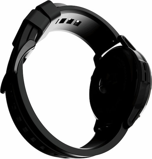 AGM Legion Smartwatch με Παλμογράφο (Μαύρο)