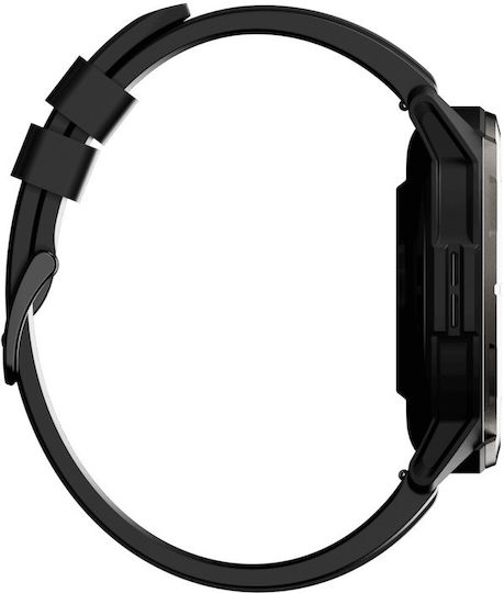 AGM Legion Smartwatch με Παλμογράφο (Μαύρο)