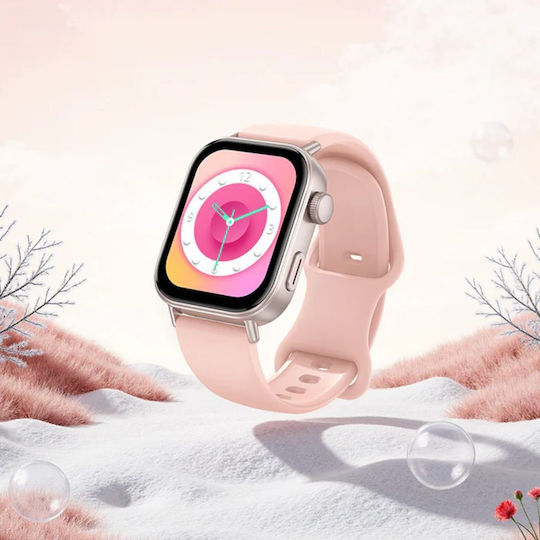 Hoco Y32 Smartwatch με Παλμογράφο (Ροζ)
