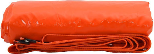 vidaXL Waterproof Tarpaulin 650gr/m² 4x4m. Heavy Duty Orange