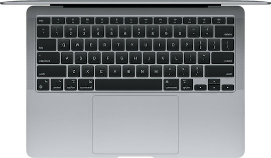 Apple MacBook Air 13.3" (2020) IPS QHD+ (M1/8GB/256GB SSD) Космическо сиво (US Клавиатура)